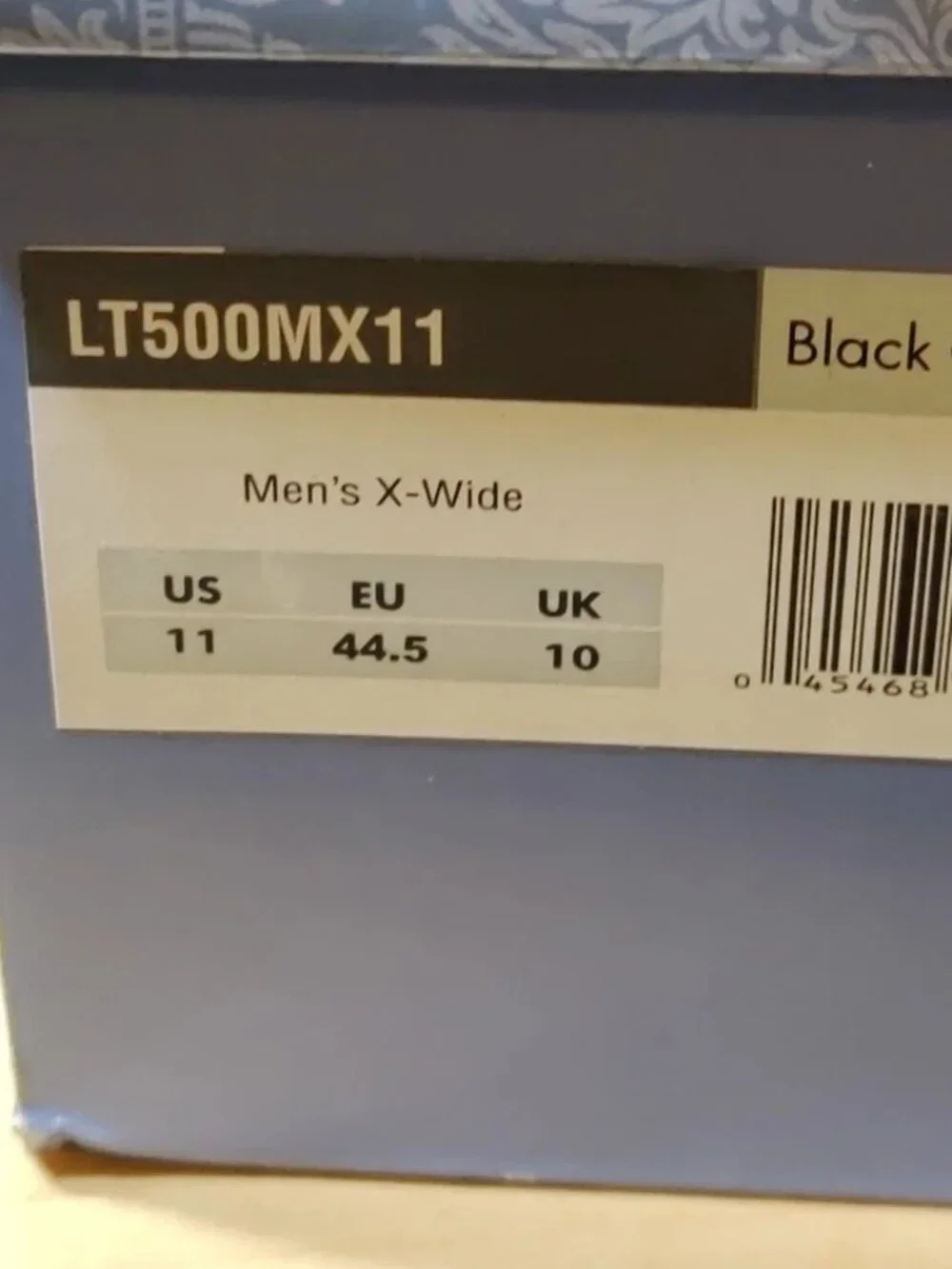 Aetrex Lexington Collection Black Classic Oxford Shoes LT500M Size 11
